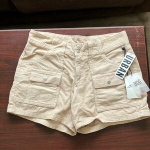 Light sand corduroy BDG shorts